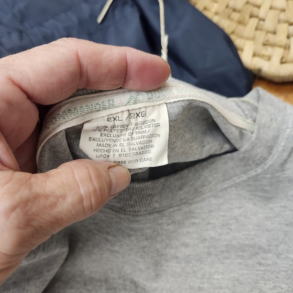 Gray Long Sleeve Men's Shirt - Picture 2 of 4